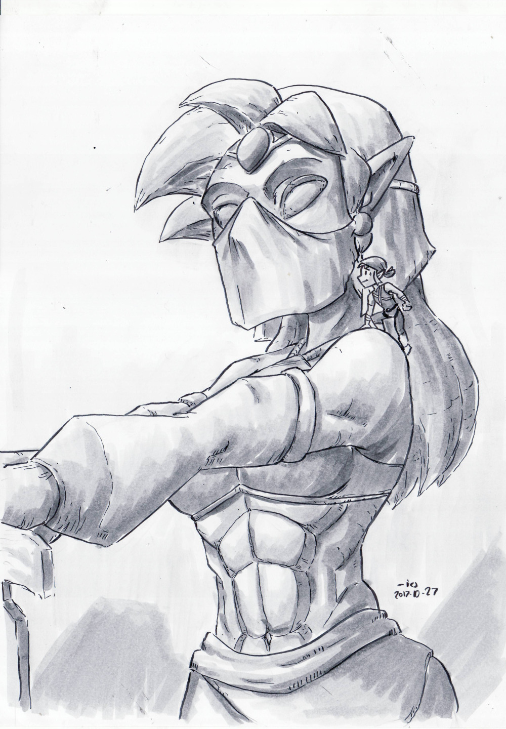 iancsamson: Inktober 27 - ‘Climb’ Rumor Mill: Volume 27 With the Calamity defeated,