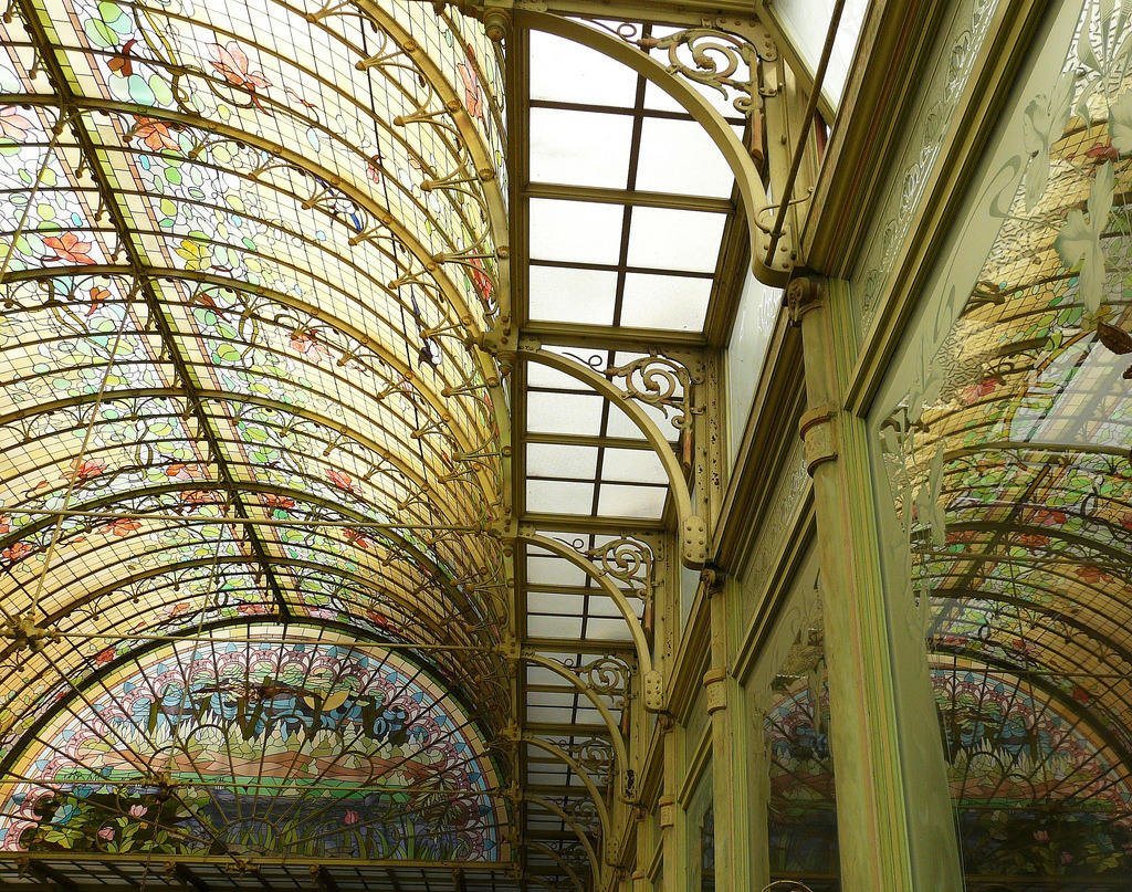 herkkupeppu:  Art Nouveau Architecture in Belgium: Wintertuin (winter garden) of