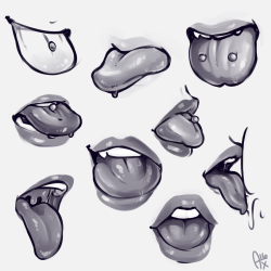 eripuppy-art: Tongue practice :9