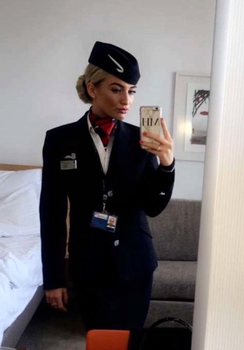 winged-perfection:  Melissa - cute sexy British Airways hosty