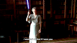 natural&ndash;blues:  robstmartin:  southernalchemy: grantgills:   mamalaz:  The new Star Wars trailer looks amazing   Why is she holding it like a wand   Because she’s a fucking witch, Grant.  So McGonagall is a Jedi?So many crossover fic writers are