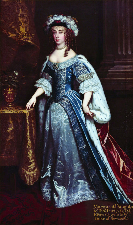 Margaret Cavendish, Duchess of Newcastle, painted in 1665 by Peter Lely to celebrate the   gran