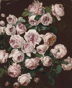 laclefdescoeurs:
“A Rosebush, Pancrace Bessa
”