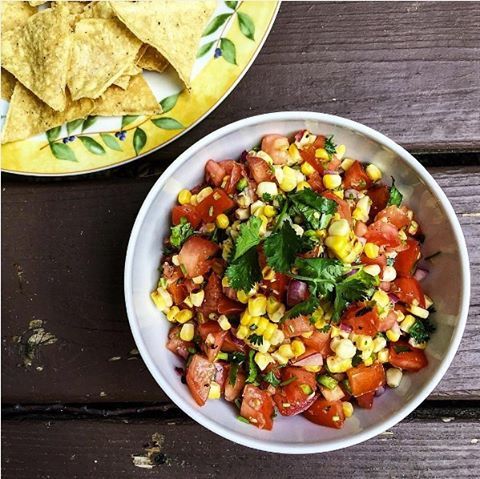 How to win at summer snacking: grilled corn salsa. What’s your go-to this summer? (:: @forever