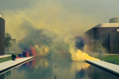 Multi-color Atmosphere, Pasadena Art Museum (now Norton Simon Museum), Pasadena, CA, 1970 — Judy Chi