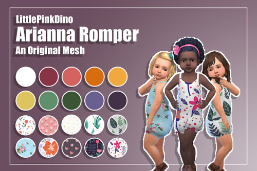 Arianna Romper -  An Original MeshHello Everyone! I wanted to make some more toddler cloth