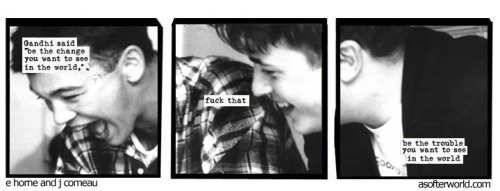 smegandtheheads:see captions for alt text [x]A Softer World x Lee and Herring / AIOTM remixes. Becau