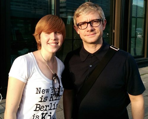 xshipper: I am fucking dying! Omiholyfuckinggosh. What a big surprise. I got Martin Freeman in Berli