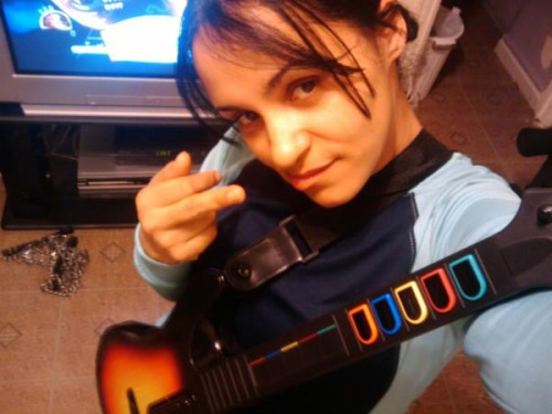 usmilitarysluts:  Army PV2 Vasquez relaxes with a few selfies and video games in