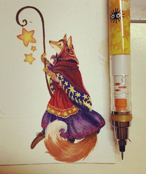 Teeny tiny fox witch ⭐️ https://www.instagram.com/p/CTTdl1pr9eE/?utm_medium=tumblr