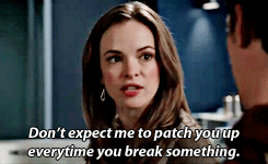 caitlingifs:  Caitlin + scolding people  