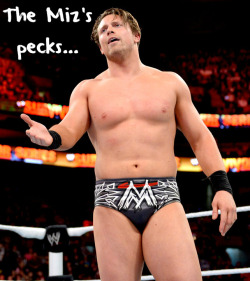 wrestlingssexconfessions:  The Miz’s pecks…