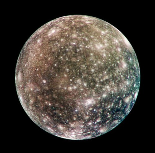 astronomyblog: The two largest satellites of Jupiter: Ganymede and Callisto Credit: NASA/JPL/