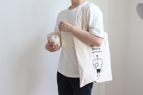 3MONTHS - Ordinary people ecobag / natural www.3months.co.kr