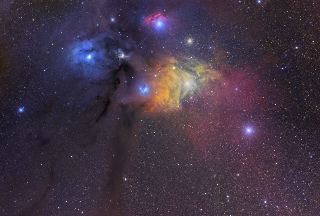 the-science-llama:  Reflection and Emission Nebulas— Rho Ophiuchi Cloud Complex