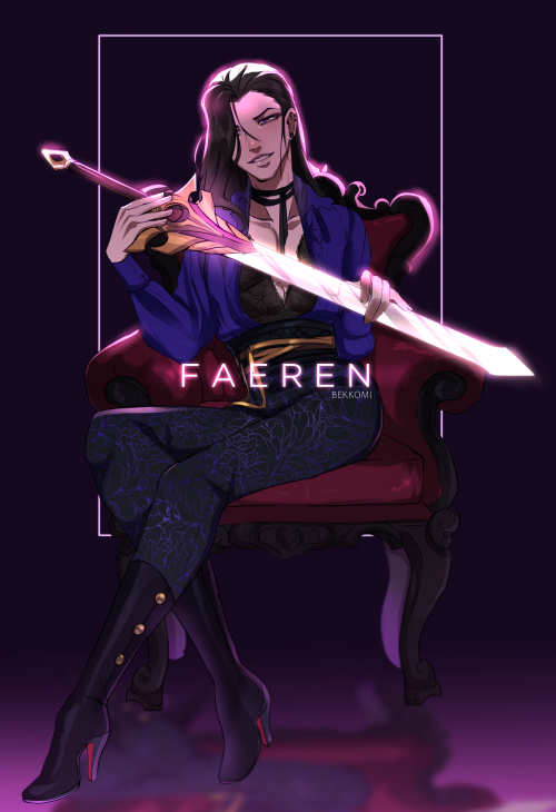 Unmasked Faeren (they/them) because they are pretty and people need to know it!!