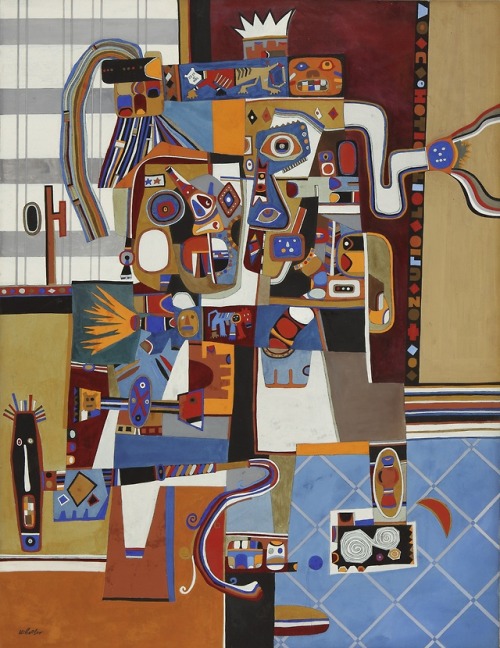 Steve Wheeler (American, 1912-1992), Decoy For Dog, C.1943. Tempera On Paper Mounted On Board, 65.1 X