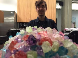 Stevencrewniverse:  We’re Back!!! We’re Celebrating With Rock Candy Cluster Cake!!!