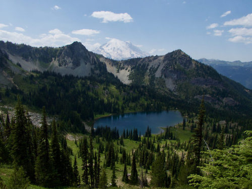 Upper Crystal Lake &amp; Crystal Peak by John Sluder