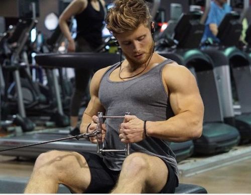 dafyddbach: The rather handsome Canadian Jeff Nippard, rocking the red beard and bicep look. Bulging