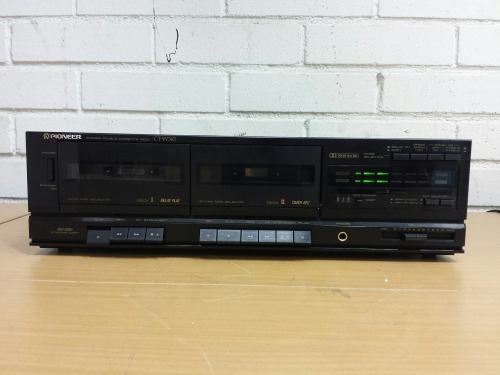 Pioneer CT-W310 Stereo Double Cassette Deck, 1990