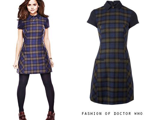 hobbs tartan dress