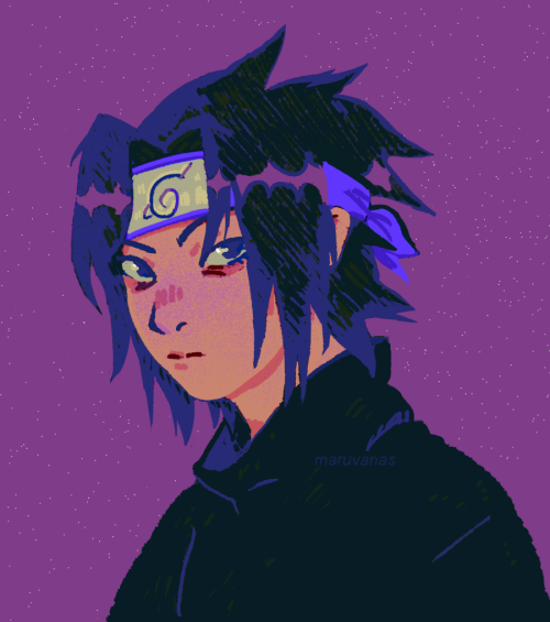 maruvanas: drawing sasuke for the first time reminds me art is about being cringe and having fun