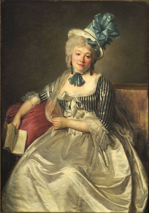 carrscracker:Louis Landry, Portrait of a Lady, oil on canvas, 1791