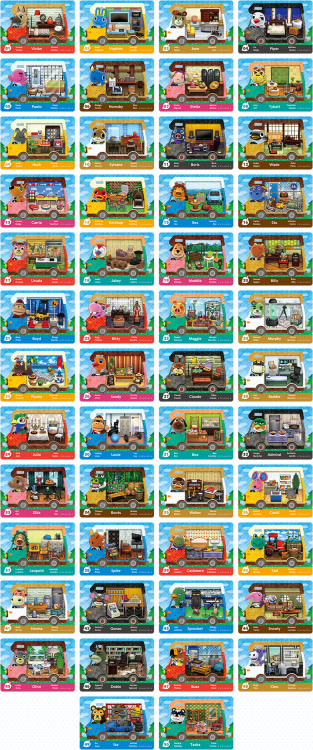 bidoofcrossing:All “long lost” villagers in the Animal Crossing: New Leaf amiibo update