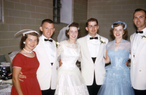 vintagebrides:  Carol and Harlan, 1956