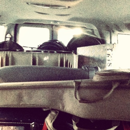 <p>We have a little bit of gear back there. #techlife #gearlife #torontotomontreal  (at Coalition Music)</p>