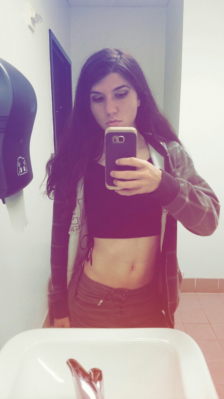 transientendeavor:  This is me; using the girls bathroom after the principal called