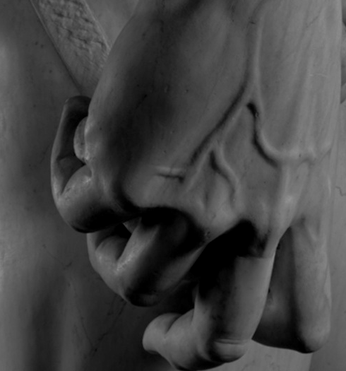 Michelangelo&rsquo;s David, hand