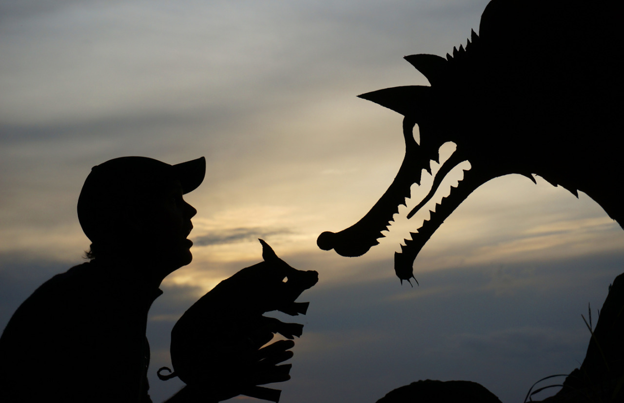 tastefullyoffensive:  Sunset Selfies by John Marshall  “This collection started
