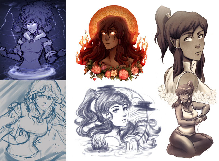 dump of old and new draws since i haven’t uploaded anything in a while ;w;