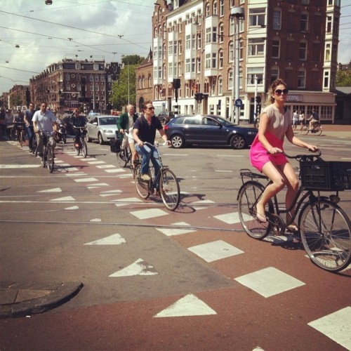 #amsterdam #fietsdestad het werkt (bij Rozengracht)