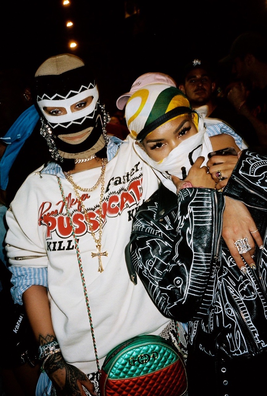 rihannainfinity:  April 15: Rihanna and Teyana Taylor at Coachella photo by Saskia