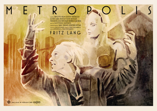 antoniostella:Poster for “Metropolis” - 1927 by Fritz Lang