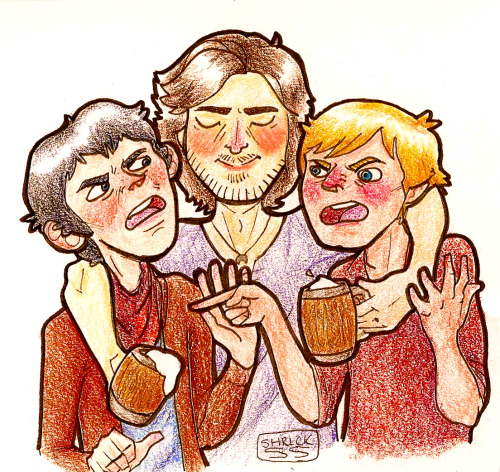 ernrys:gwaine being happy (or something to that effect) requested by superwholock-in-camelotthey may