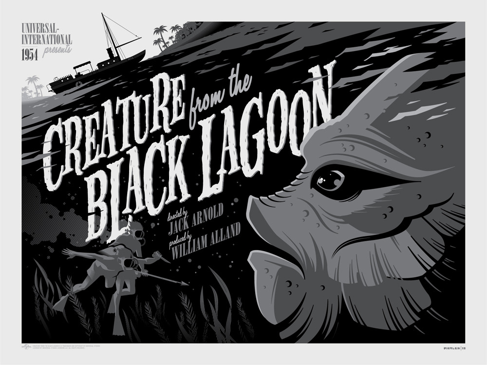 geek-art:  Geek-Art.net Booh ! The awesome Monsters series by Tom Whalen ! More