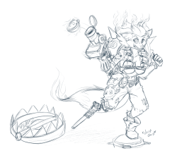 Junkrat Aura For @Atlas290 :D This Was Fun To Doodle Xd