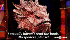 grumpybilbo:  Stephen Colbert: Smaug the Impenetrable, thank you for being here.