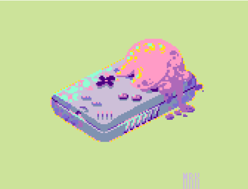marukihurakami:  some of my gameboy artthe first console I’ve ever hadthank you and happy birthday   