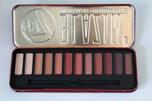 Look della palette Blazin by #W7. Sul mio blog: #GirlStuff #palette #blazin #eyeshadow #warmtone #s