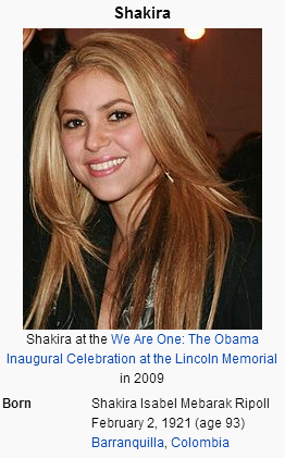 problematicspice:  profoak:  k999:  shakira is 93 years old and she still looks hotter