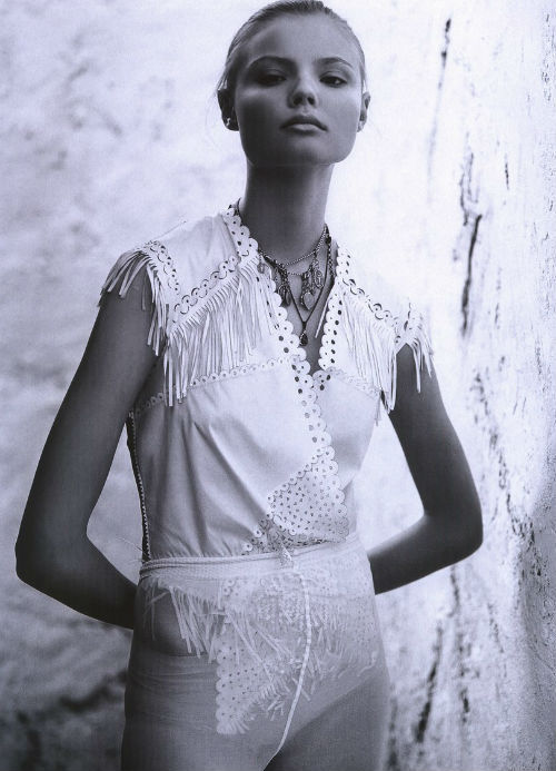 deseased:   magdalena frackowiak in viva, photographed by marcin tyszka 