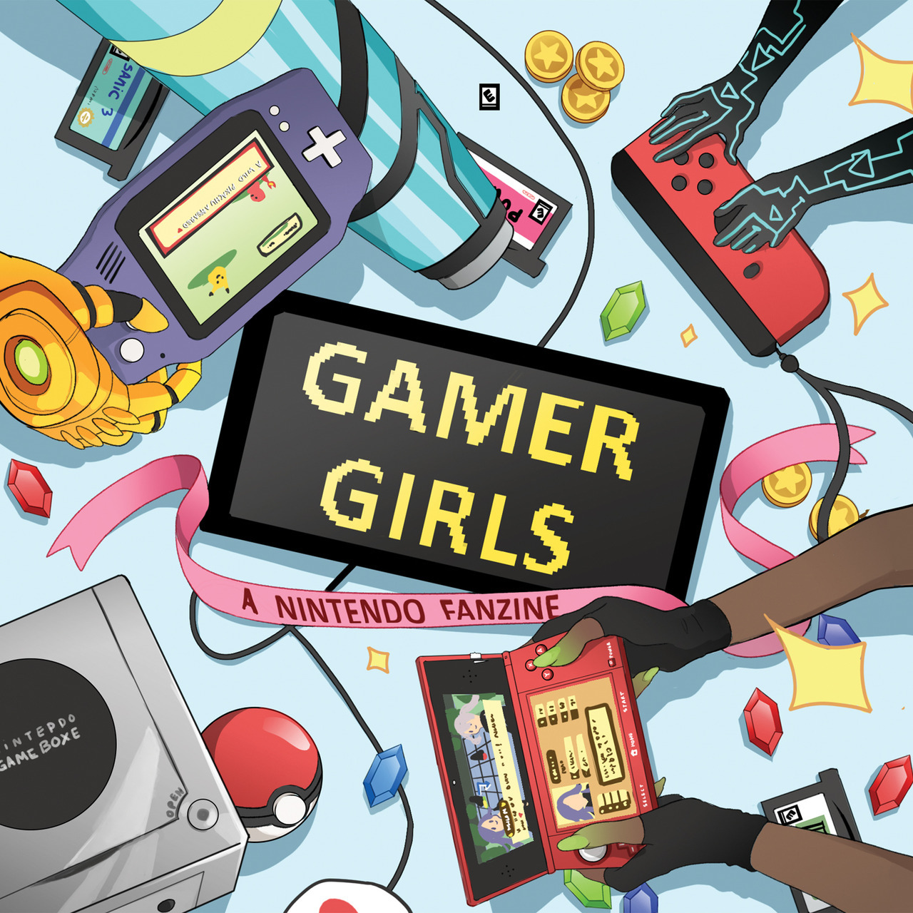 catstealers-zines: Gamer Girls is now open for pre-orders!! Gamer Girls features