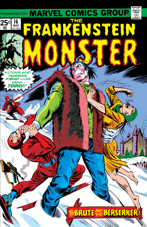 marvel1980s:1975 - The Frankenstein Monster #16 by John Romita and Jack Abel