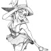scyrel:Felt like drawing this because last year was when I worked on her Halloween