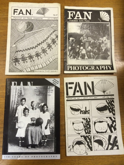 Periodical of the day from our archives: ‘FAN: Feminist Arts News’ which ran from 1980 to 1993.
